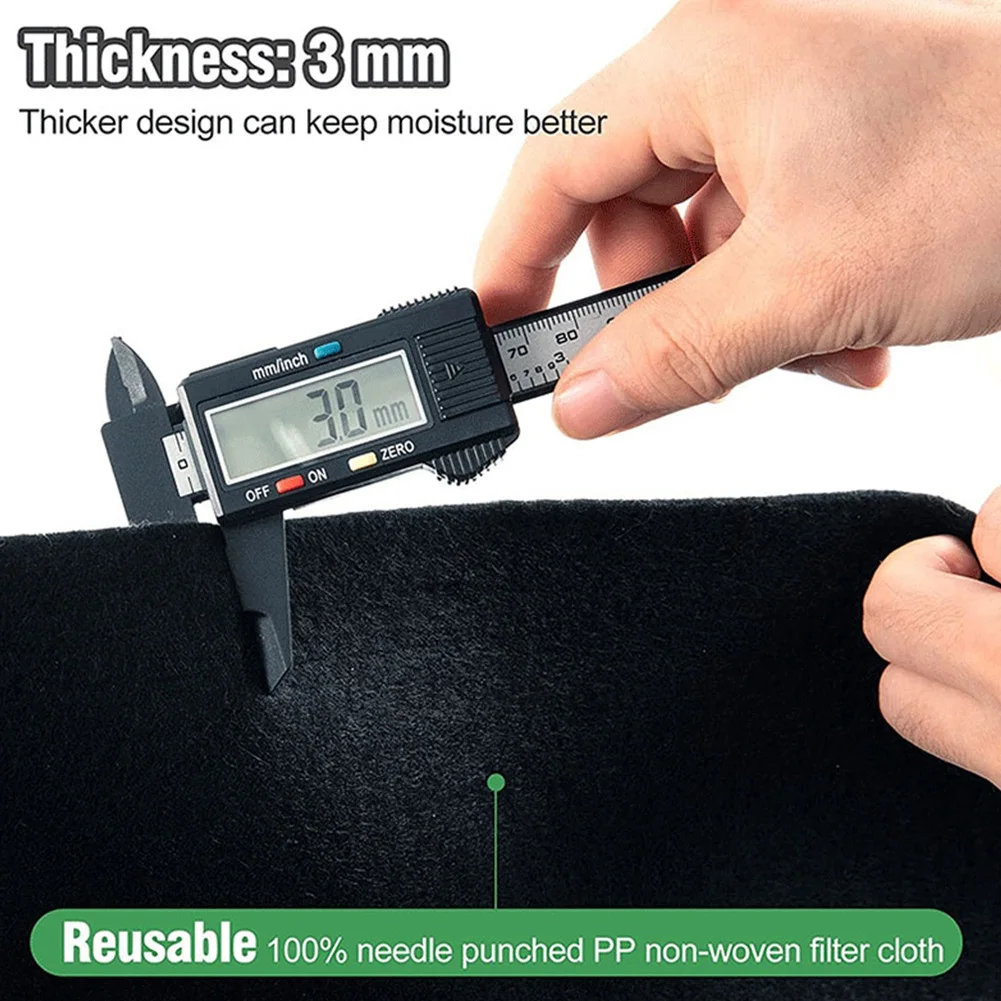 

F-F Garden Tools Wool Pad Automatic Plant Watering System Capillary Mat For Germination Kits Automatic Watering Pots Mat