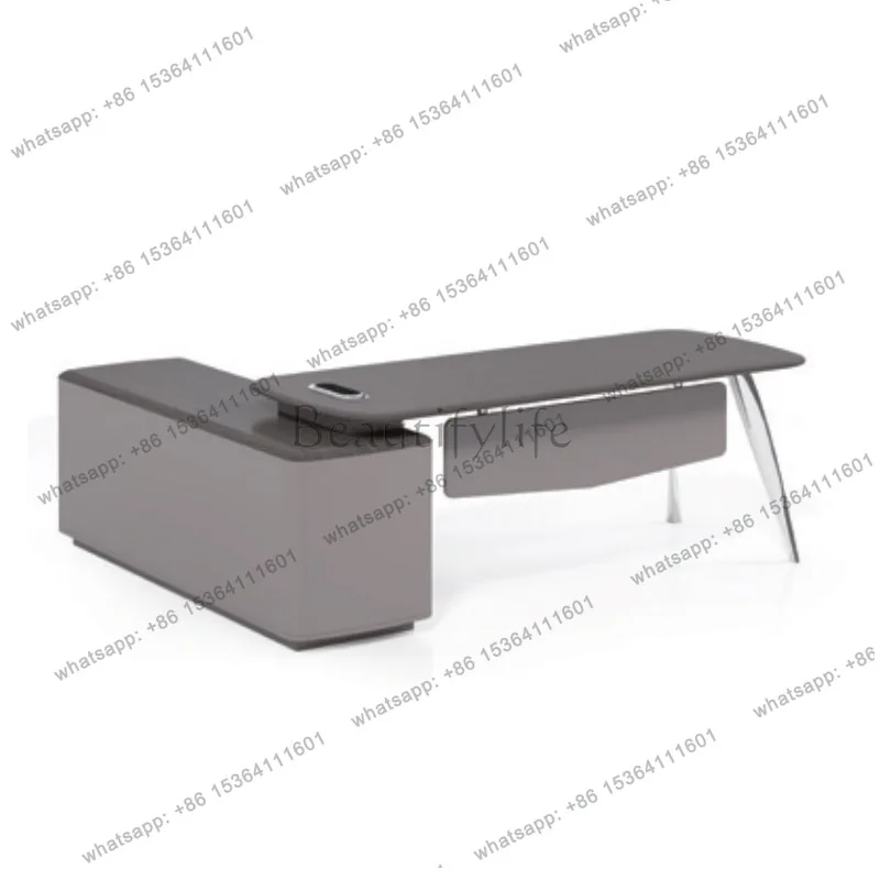 

Boss table simple modern president table single office furniture