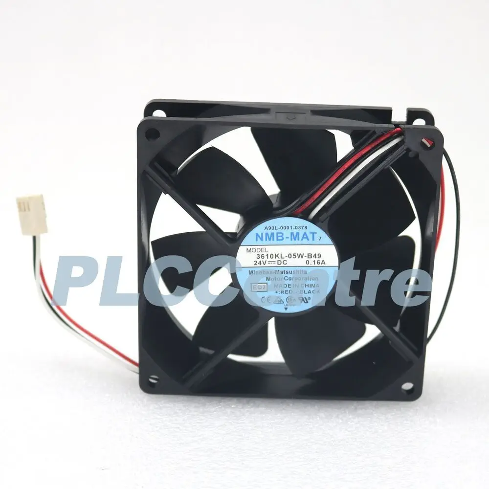 New NMB 3610KL-05W-B49 24V 0.16A 90*90*25mm for FANUC A90L-0001-0378 Fan