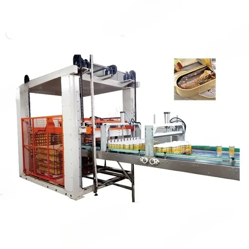 Fully Automatic Multifunctional Fish Candy & Fruit Canning Production Line with Meat Slicer Food Grade Stainless Steel Custom