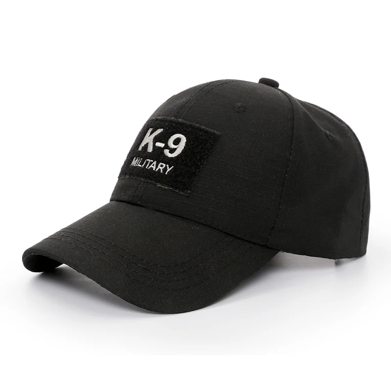 Outdoor Tactics K9 Embroidered Hat Shooting Hunting Baseball Cap Adjustable Sun Protection Sports Cap