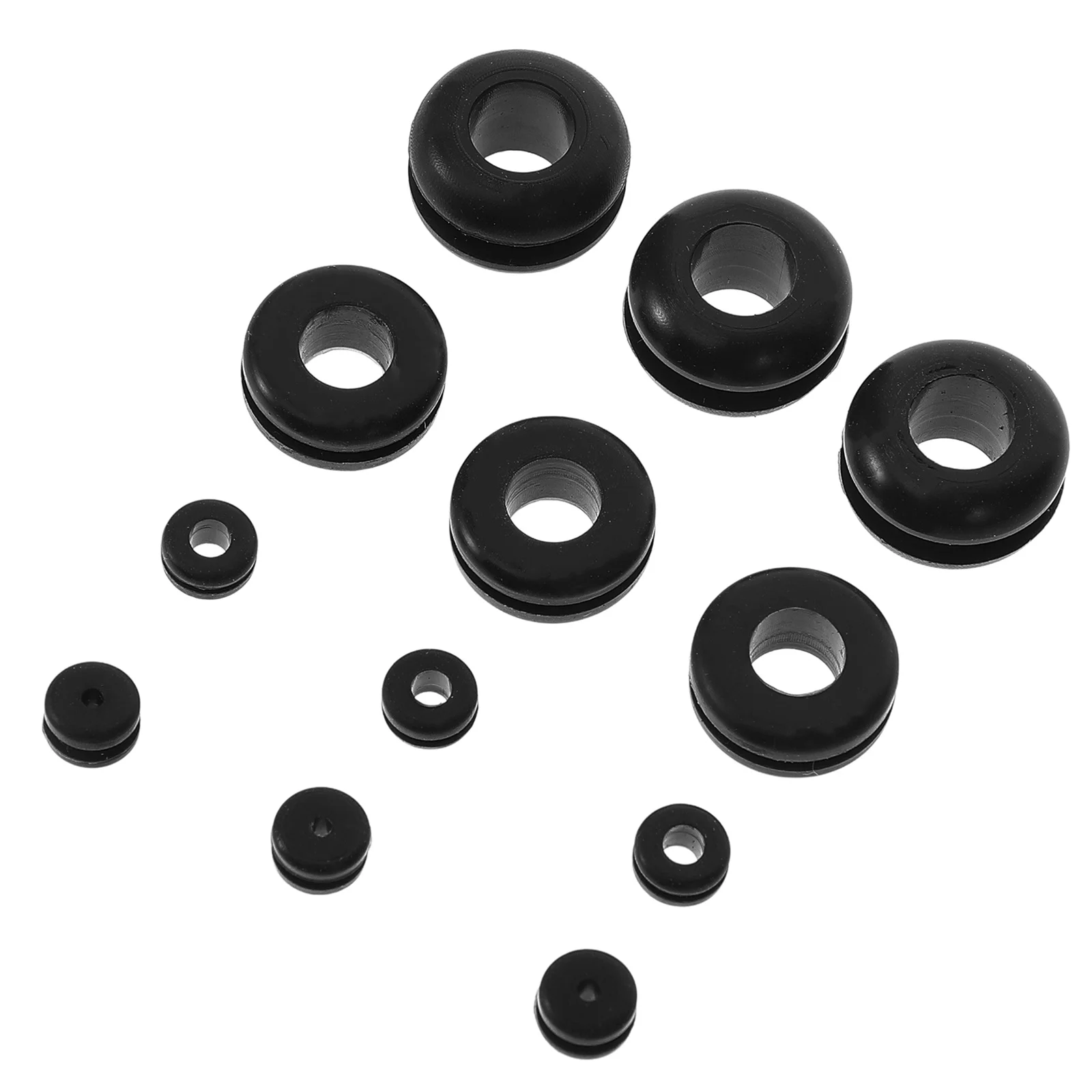 

40Pcs Cable Grommet Silicone Protective Covers Assorted Hole Sizes for Wire Management Wiring Grommets Automotive Hole Plugs