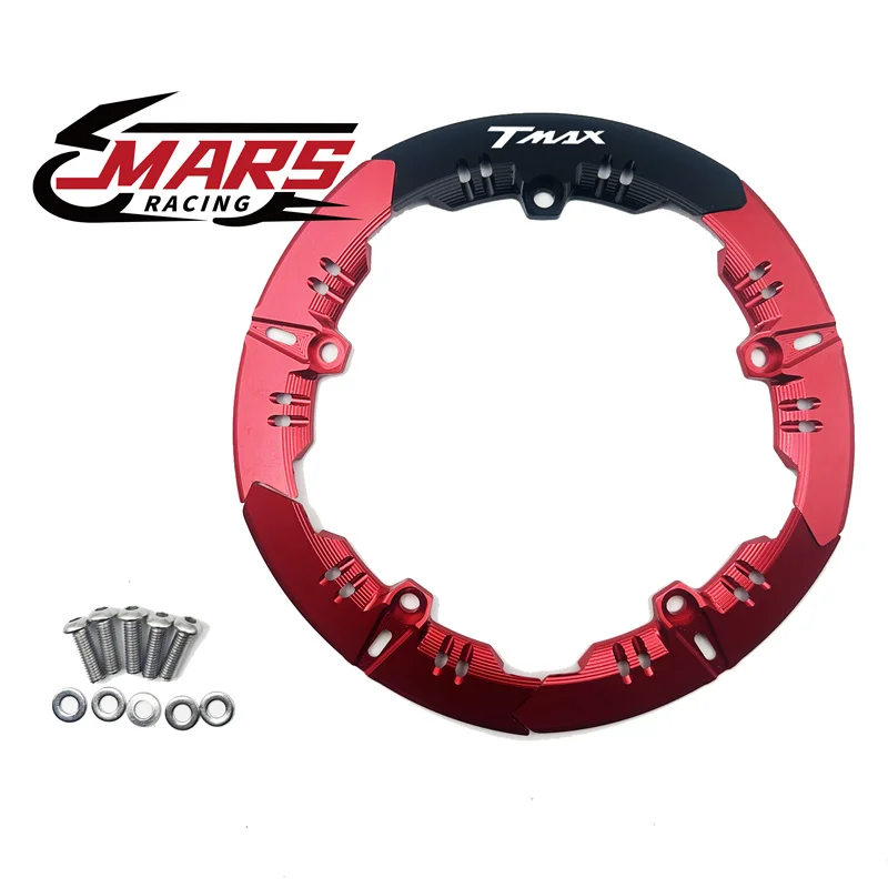 For YAMAHA NEW TMAX560 TMAX530 SX DX 2017 2018-2021 2020 2023 Motorcycle Decorative Cover Transmission Belt Pulley Wheel Cover