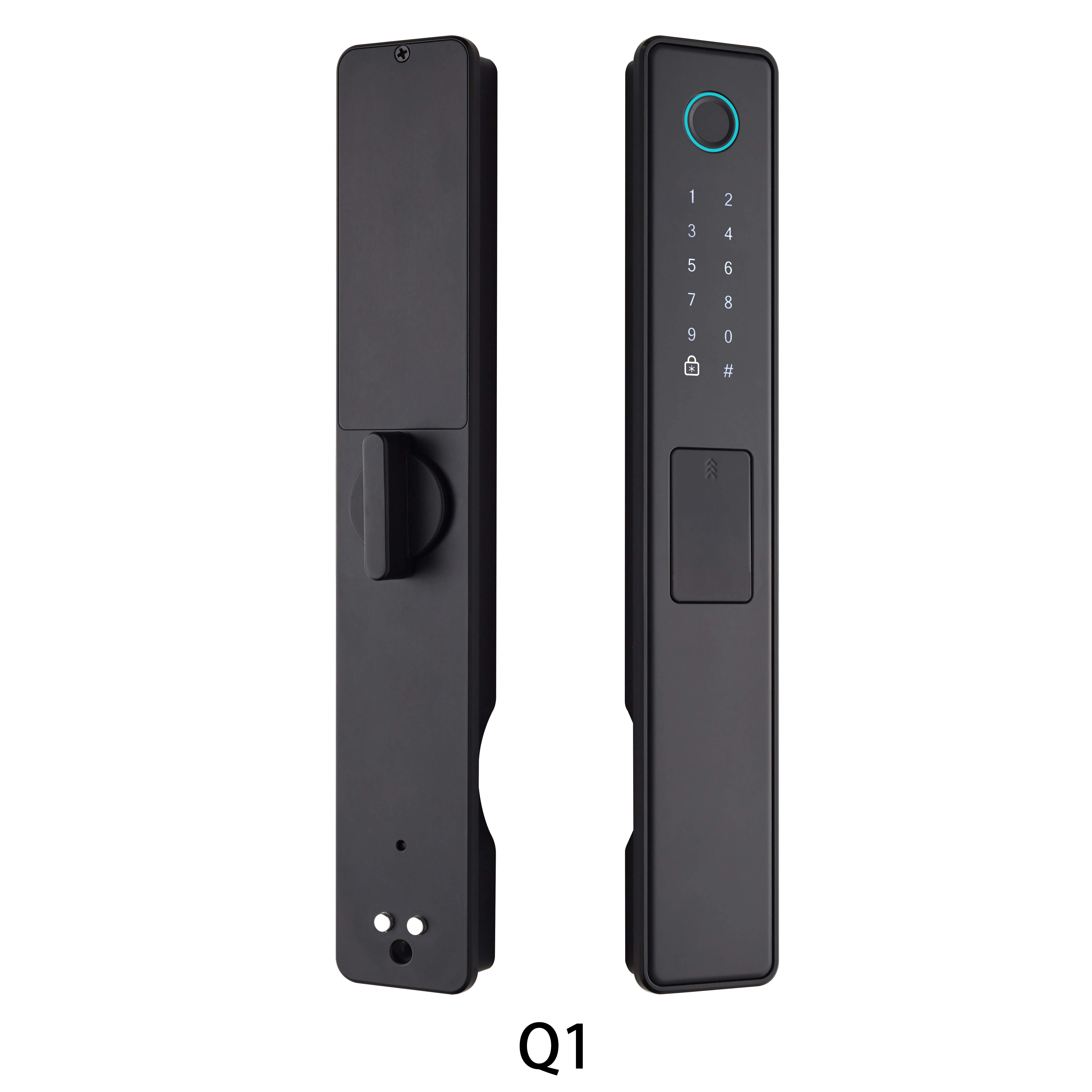 Tuya Smart Digital Fingerprint Lock Serratura biometrica automatica Rfid Ic Card Wifi App Combinazione Porta di sicurezza domestica Smart Lock