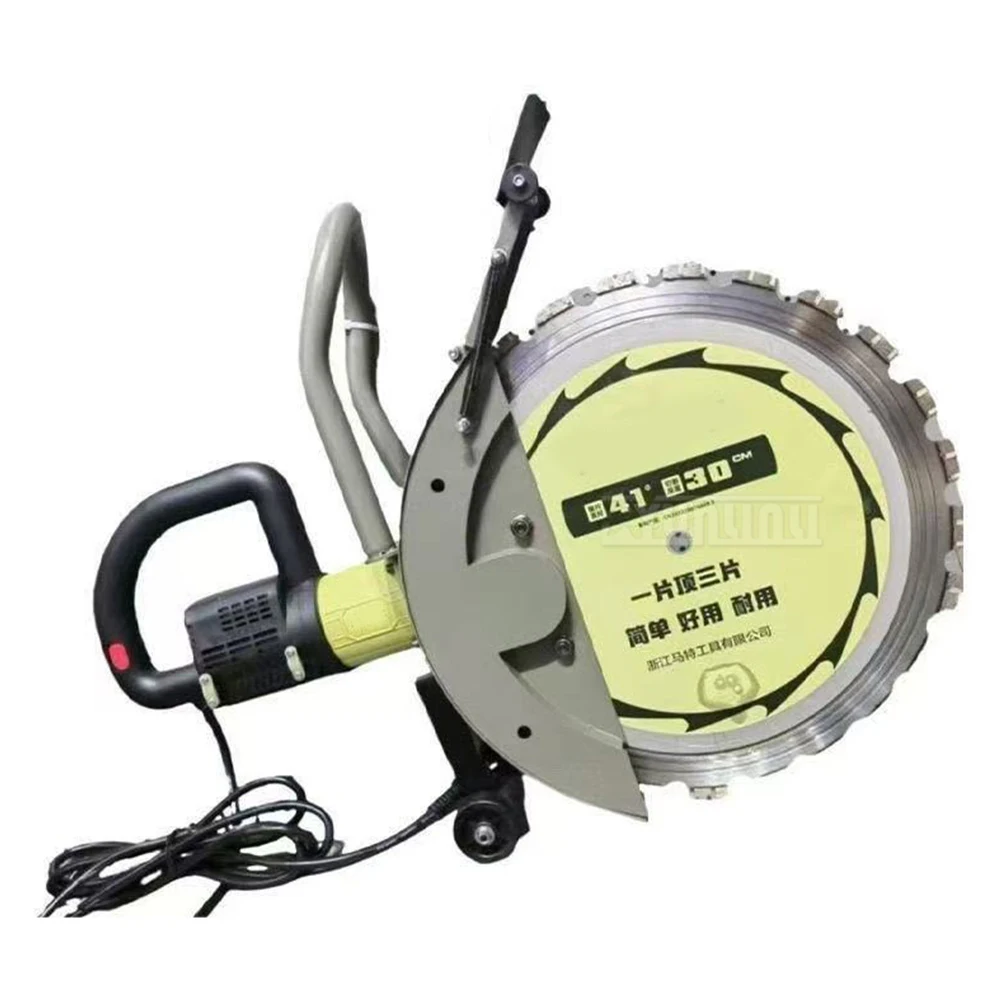 ​ Brushless Ring Saw, Dust-Free Wall Cutting Machine for Concrete Rebar, Chain Saw for Creating Door Windows in Masonry