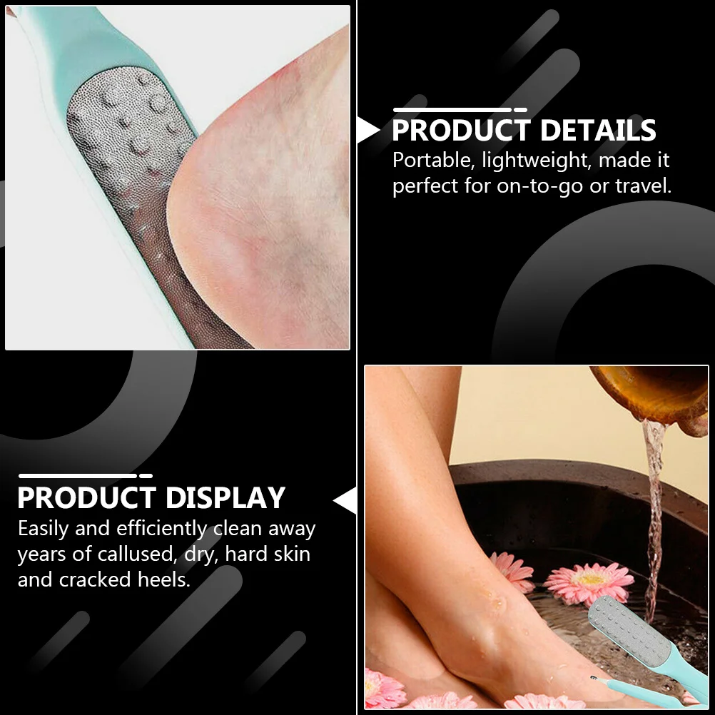 

1Set Sky-Blue Pedicure Kit Dead Skin Remover Foot File Callus Remover Foot Care Tools Polish Nails Cracked Heel Treatment Smooth