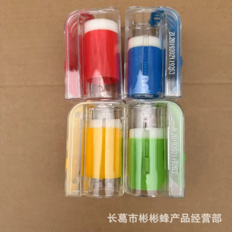 10PCS Queen Bee Mark Bottle, Beekeeping Tools, New Mark King Bottle, King Catcher Clip, Queen Bee Cage Yellow Mark Bottle