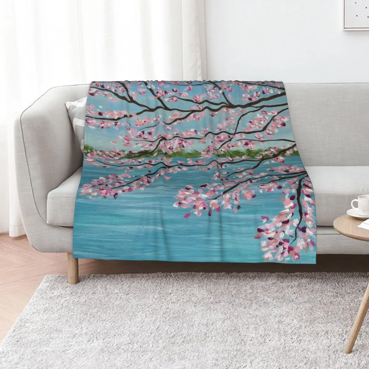 Spring is in the Air... So is Pollen Throw Blanket Furrys Plush Luxury Stuffeds Designers Moving Blankets