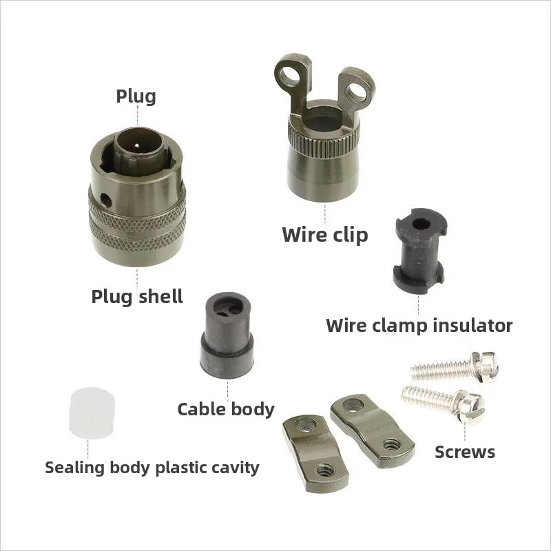 المعيار الأمريكي MIL-26482 موصل مقاوم للمياه MS3116E8-2 الأساسية الطيران التوصيل مقعد MS3112F PT06E #3