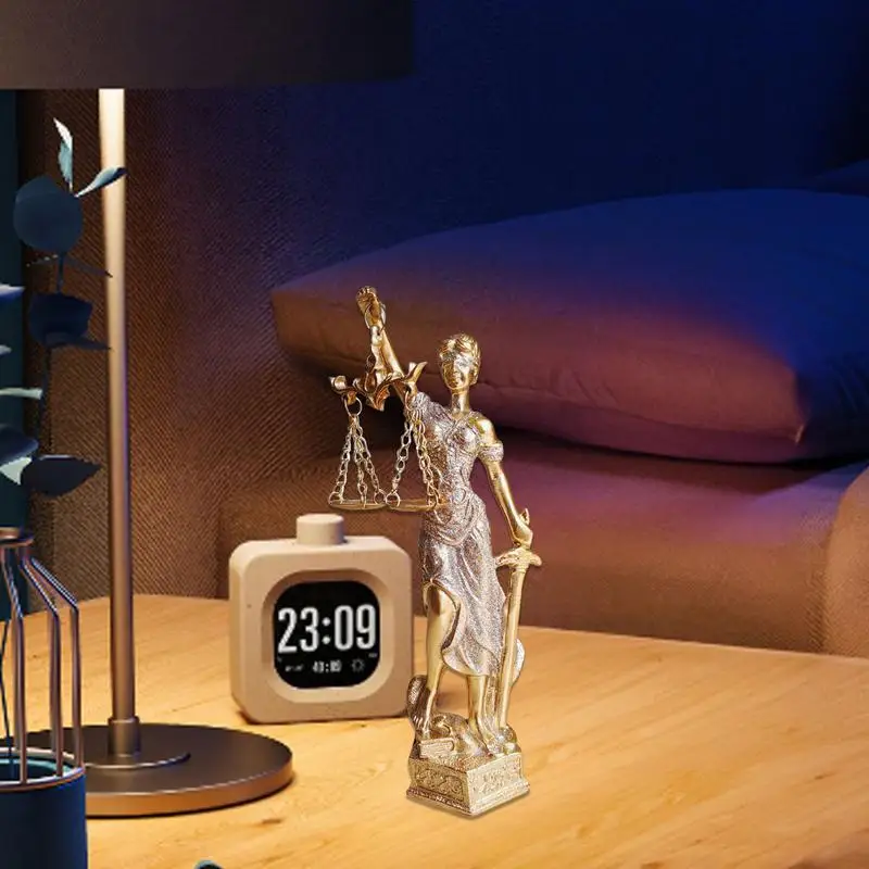 الراتنج سيدة العدالة تمثال الروماني القانون العمياء آلهة النحت جمع البرونزية إنهاء سيدة العدالة تمثال لغرفة المعيشة المنزل