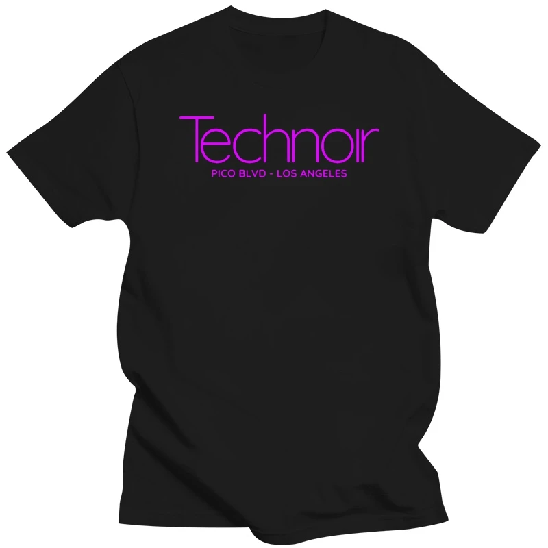 Technoir fluorescent T Shirt Terminator 1984 Bar Classic Movie 80s Neon tshirt