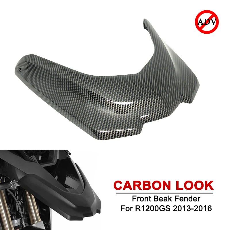 

R1200GS Motorcycle Front Beak Fairing Extension Wheel Extender Cover Carbon Look For BMW R1200 GS LC R 1200GS 2014 2015 2016