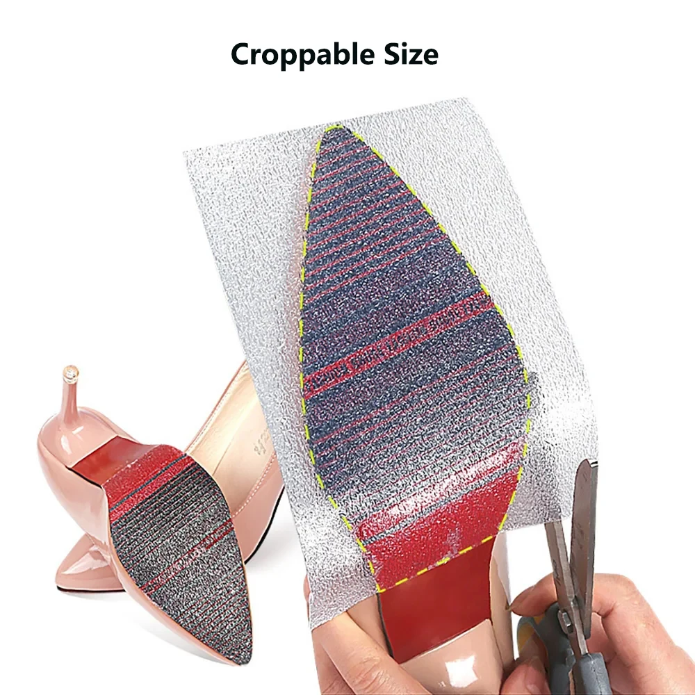 Anti-Slip Sole Stickers for Women's High Heels Wear-Resistant Shoes Outsole Protectors Noise Reduction Self-Adhesive Shoe Pads