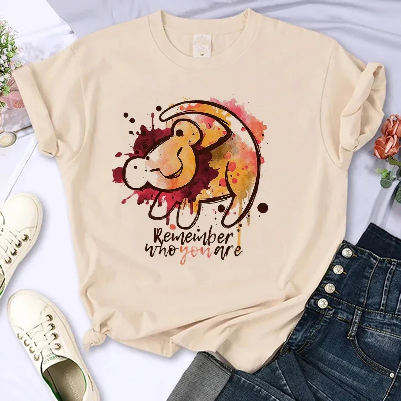 

Funny Kawaii 90s The Lion King T-shirt Funny Disney T Shirt Harajuku Hakuna Matata Tshirt Women Top Tees Female Clothes