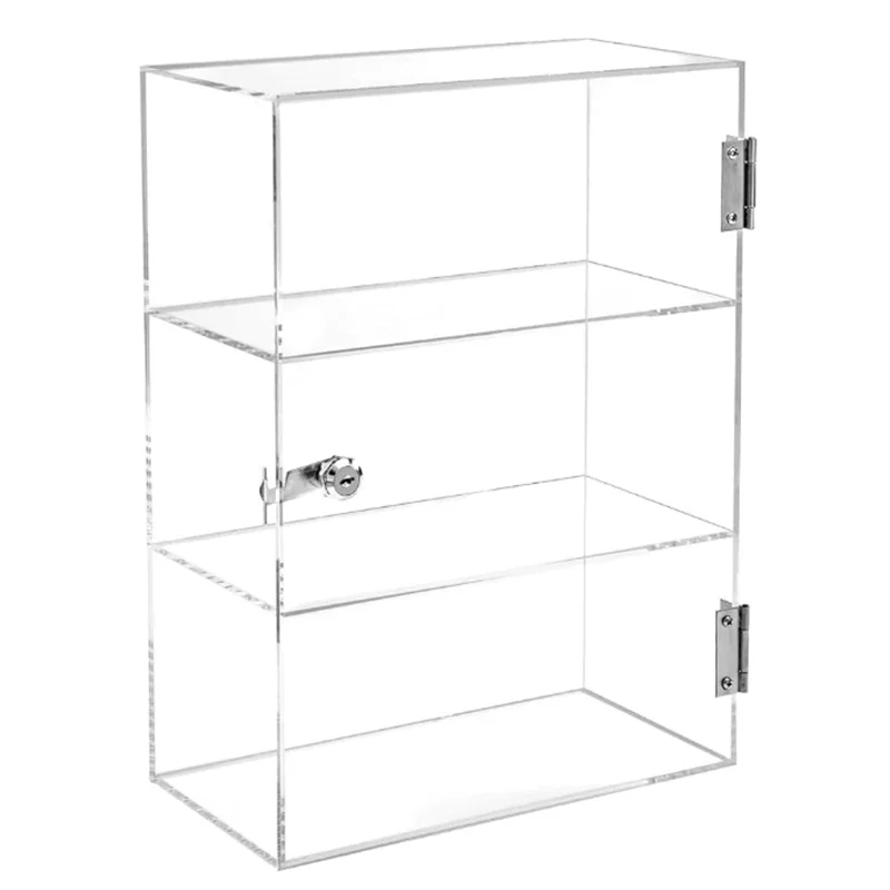

Acrylic display cabinet with lock is suitable for rag doll display and toy collection