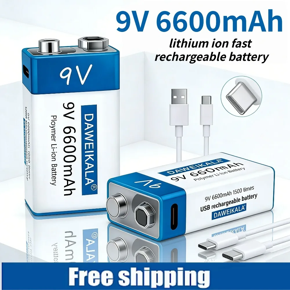 9V 6600Mah Usb Type…