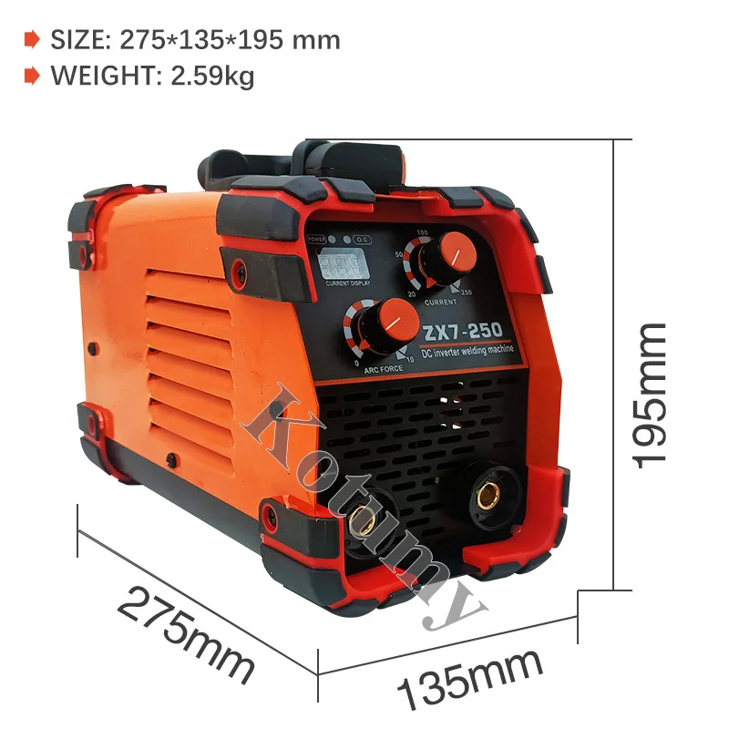 Imagem -03 - Máquina de Soldadura Elétrica Portátil Mini Agregado Familiar Inversor Igbt Automático Soldador do Arco 220v 110v