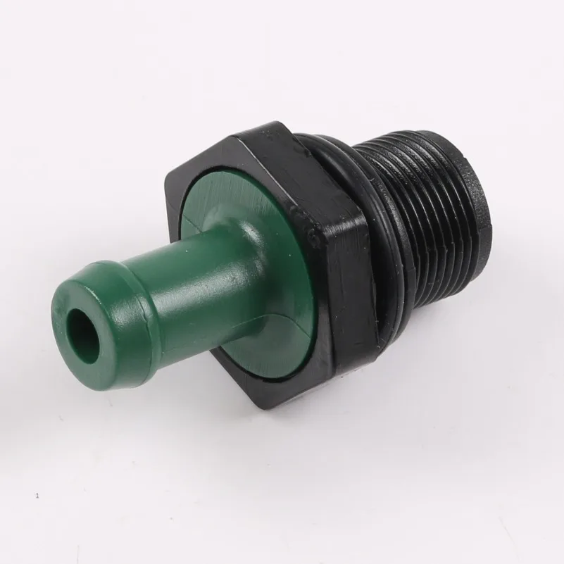 Engine crankcase ventilation check valve, valve cover, exhaust valve