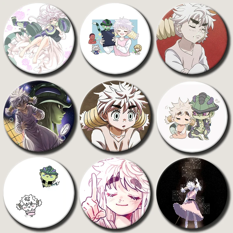 

58mm Anime Character Komugi Soft Button Pin Cartoon Role Komugi Brooch Creative Badge for Backpack Clothes Decoration Gift