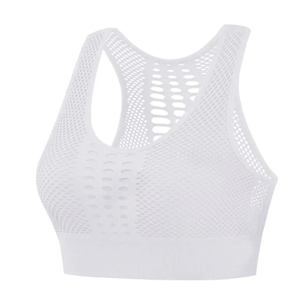 

Fitness Underwear High Shockproof Women Active Bra Quick-drying Hollow Out Yoga Bra Breathable Comfortable Yoga Top Vest Running
