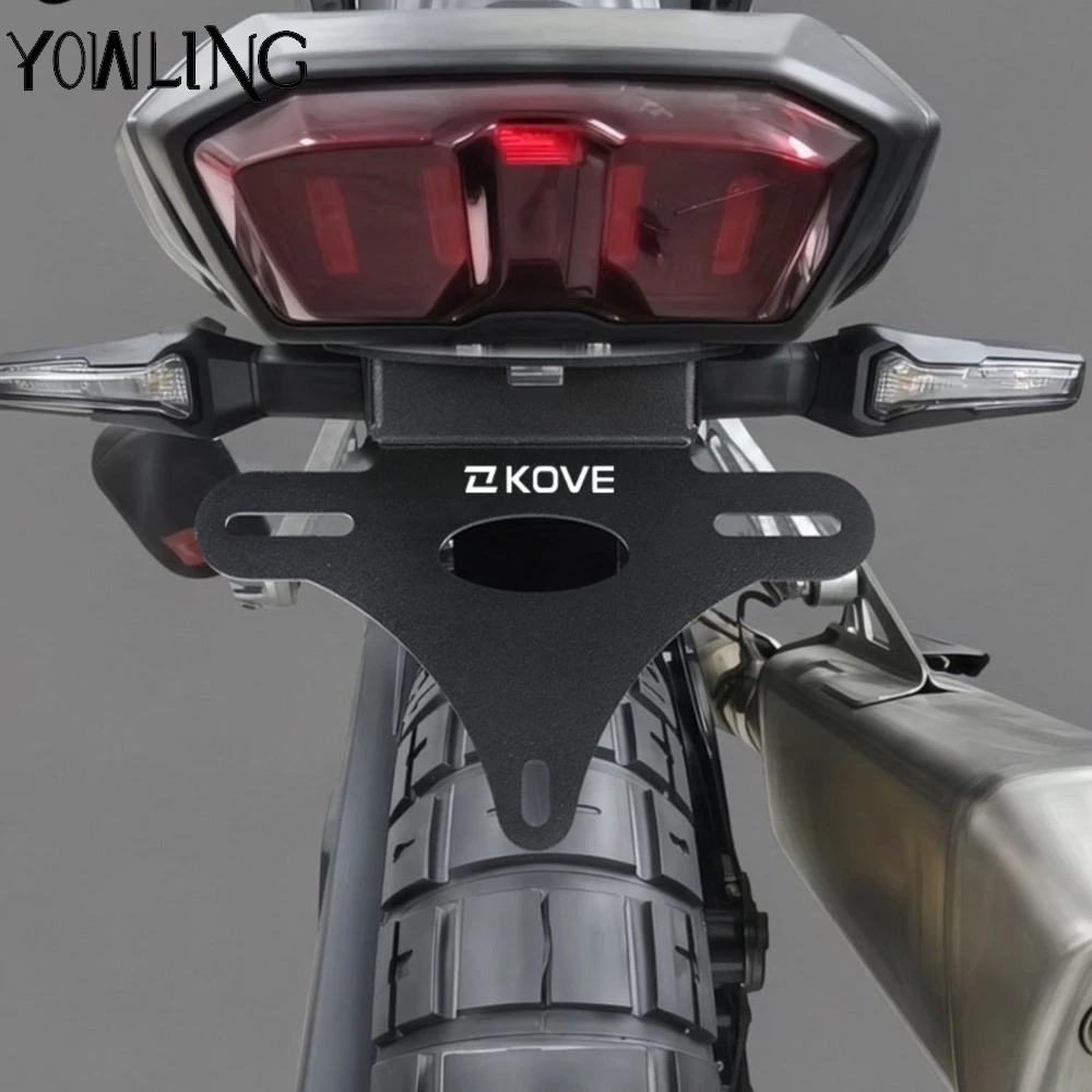 For KOVE 800X Pro Rally Super Adventure 2024 2025 2026 License Plate Bracket Licence Plate Holder Frame Number Plate KY800X ADV