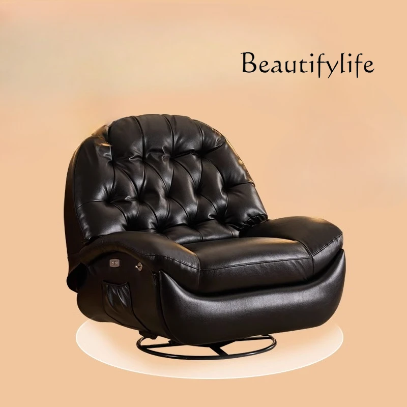 

Sofa Electric Multifunctional Lazy Sofa Recumbable Sleeping Voice Massage Intelligent Single Sofa
