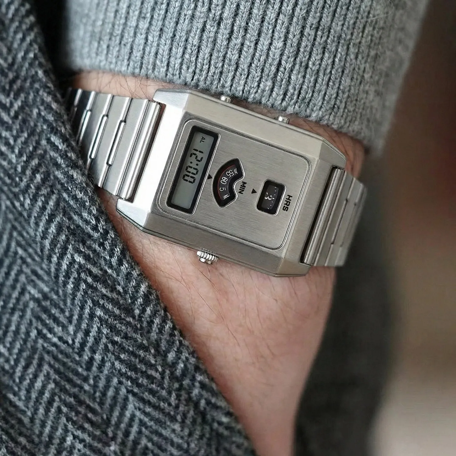 

Высококачественные мужские часы CILOA с двойным дисплеем, новый повседневный стиль, модный и роскошный подарок для парня, кварцевые часы