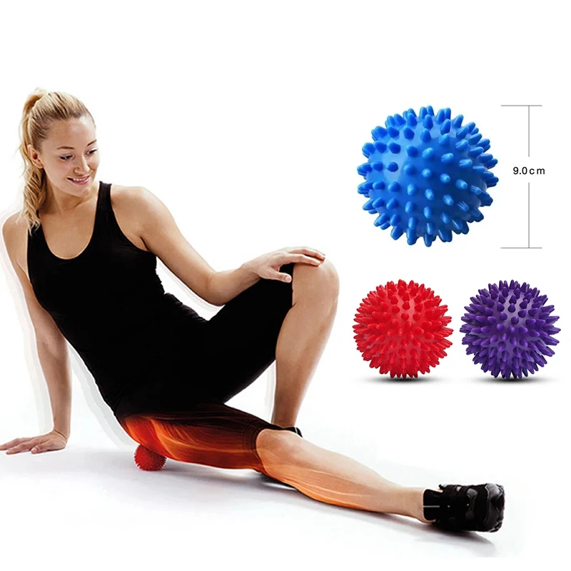 Spiky Massage Ball for Plantar Fasciitis Back Shoulder Pain Relief Foot Muscle Trigger Point Yoga Deep Tissue Stress Reflexology