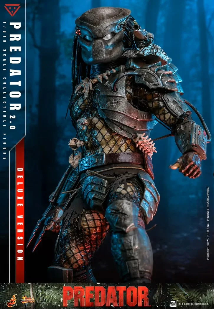 Original Hot Toys HT MMS817 Predator 2.0 Deluxe Version Predator 1/6 In Stock Anime Action Figure Collectible Model Toys Gifts