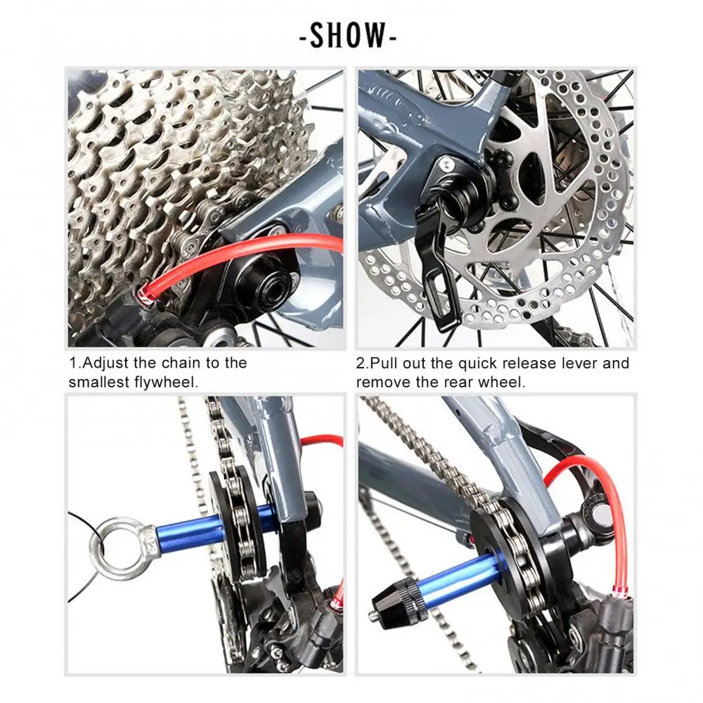 Dummy Hub Bicycle Bike Chain Keeper Holder Sleeping Hub Chain Washing Cleaning Tool Wheel MTB Mountain Rode Bike Bicycle Parts