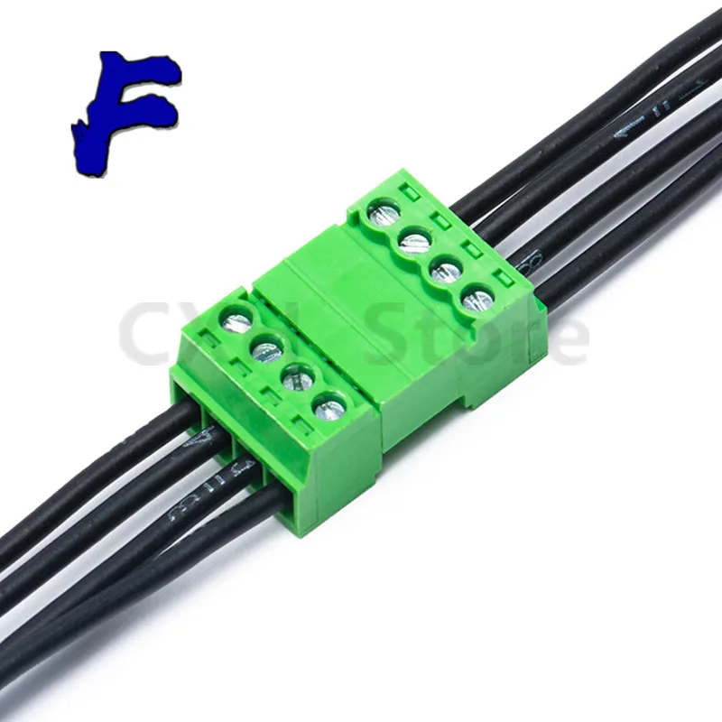 5sets Aerial butt welding type 15EDGRK-3.81mm 2P - 24 Pin plug-in type 2EDG type green terminal block 2EDGRK for Connector row