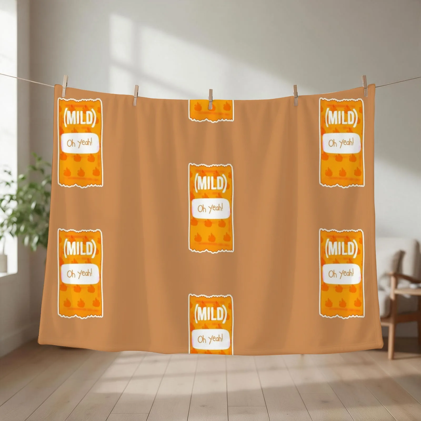 Taco Bell Mild Sauce Throw Blanket couch cozy soft plush fuzzy picnic outdoor blanket