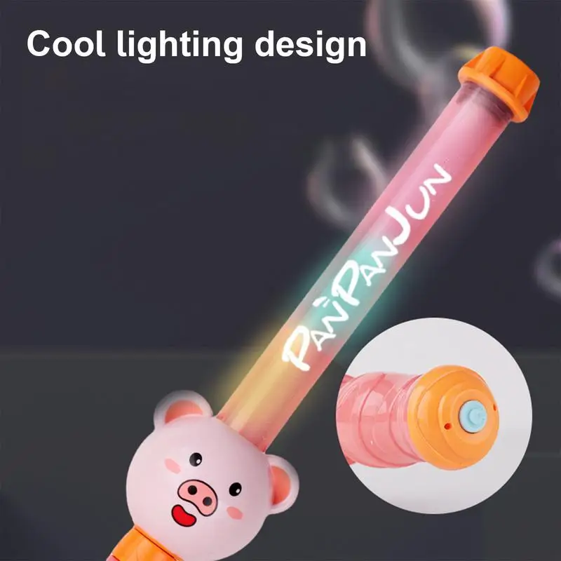 Luminous Straight Tube Water Guns Summer Squirt Toys Outdoor Swimming pool Beach Game Toys Simple Drift Telescopic Water Guns