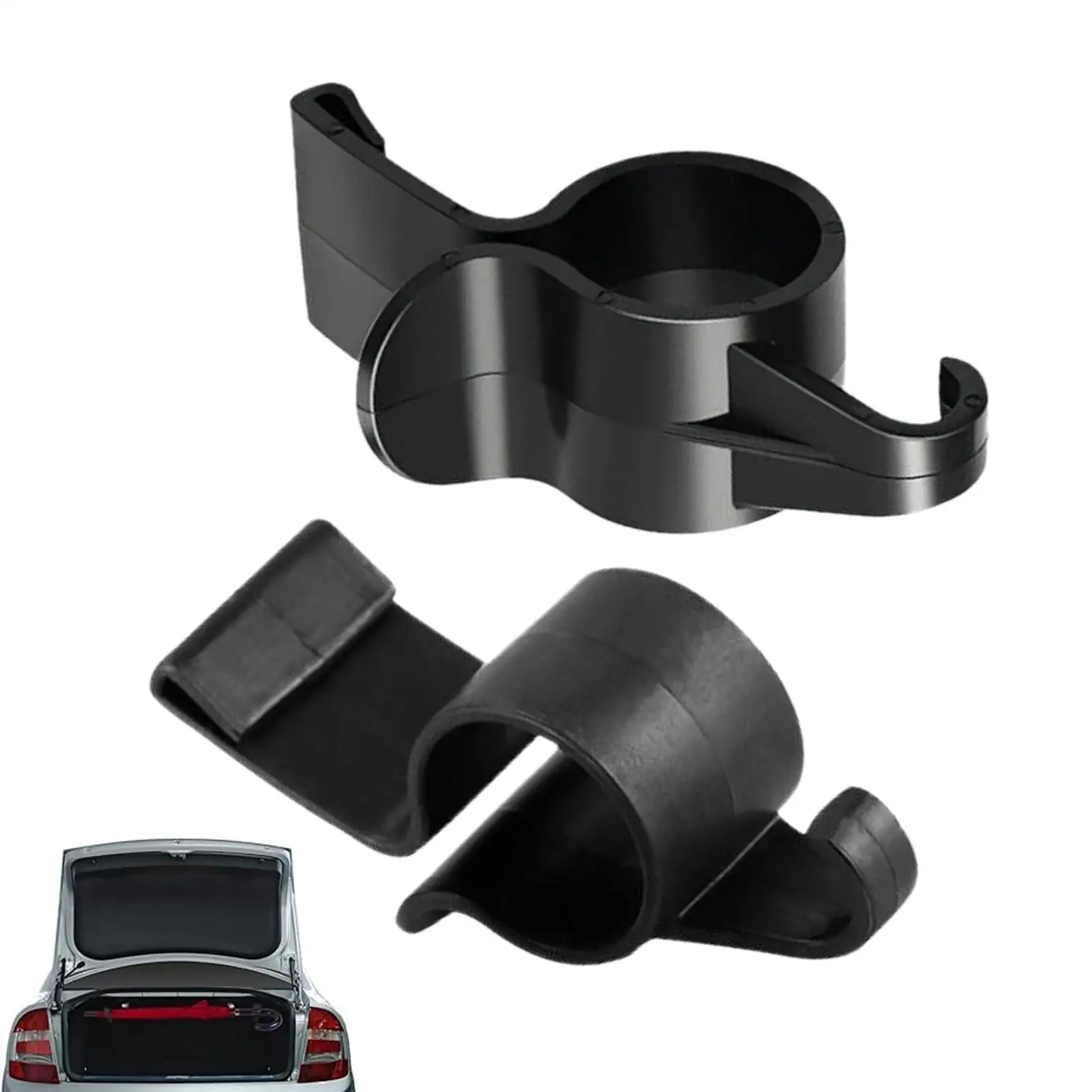 Car Umbrella Hook Seat Headrest Purse Bag Suspending Holder Organizer Multifunctional Portable Umbrella Trunk Back Stand