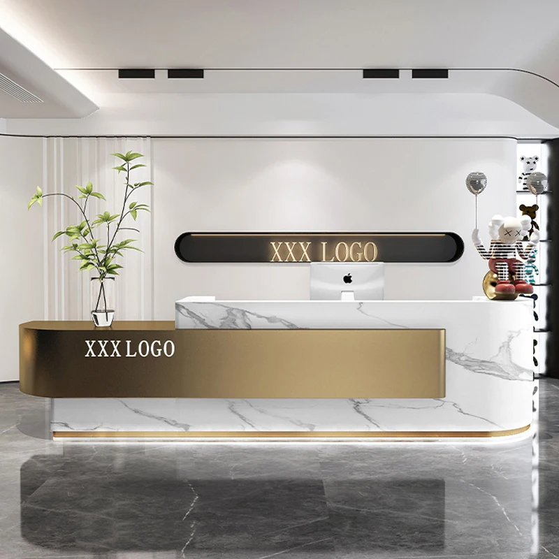 

Cheap Clinic Reception Desks Checkout Vintage Drawers Modern Reception Desks Corner Luxury Recepcion Mostrador Furniture