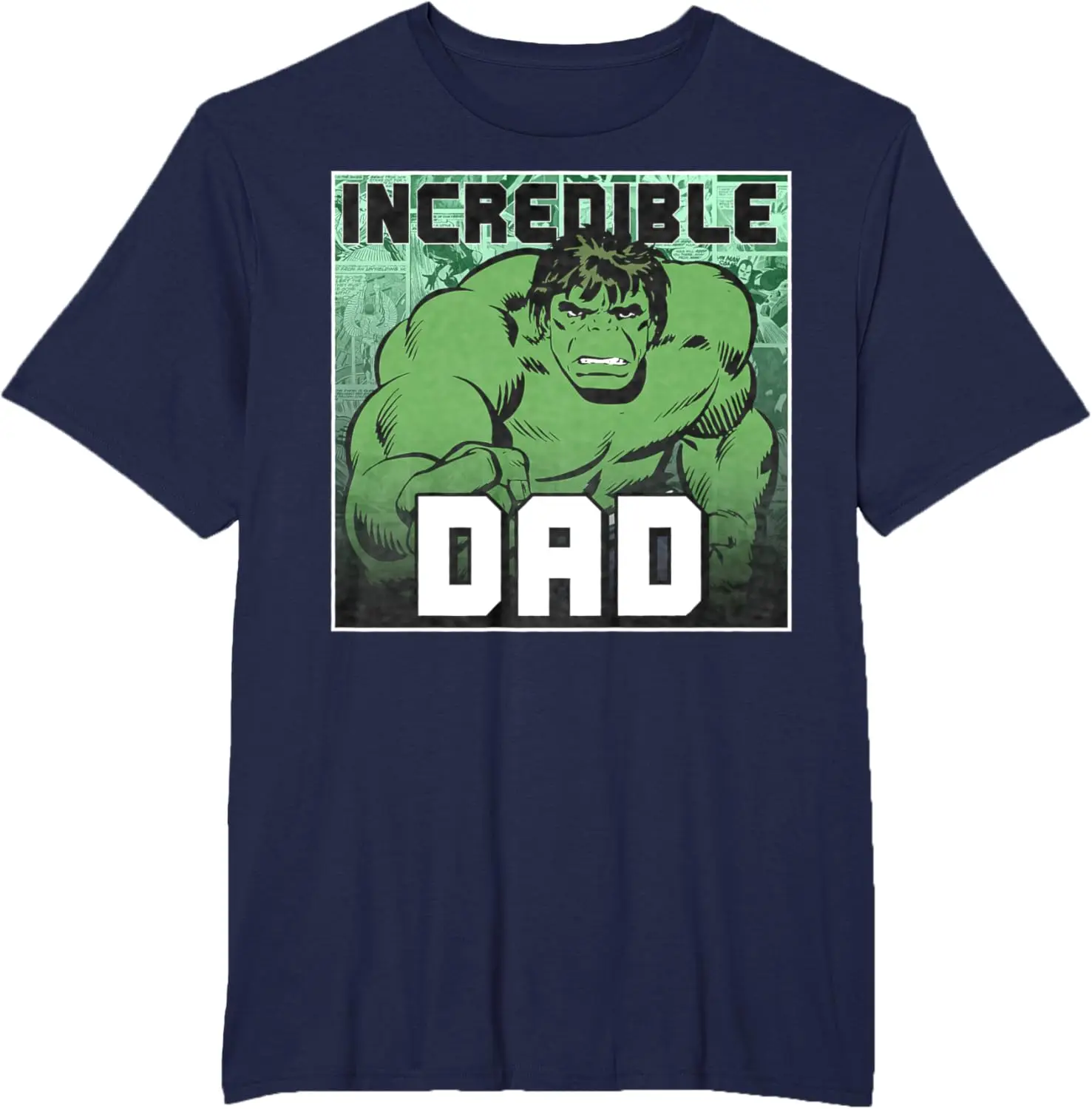 Marvel Comics Avengers Father's Day Hulk Incredible Dad T-Shirt