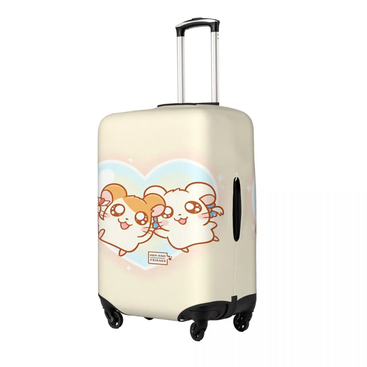 Hamutaro Suitcase Cover Vacation Cruise Trip Useful Luggage Case Protection