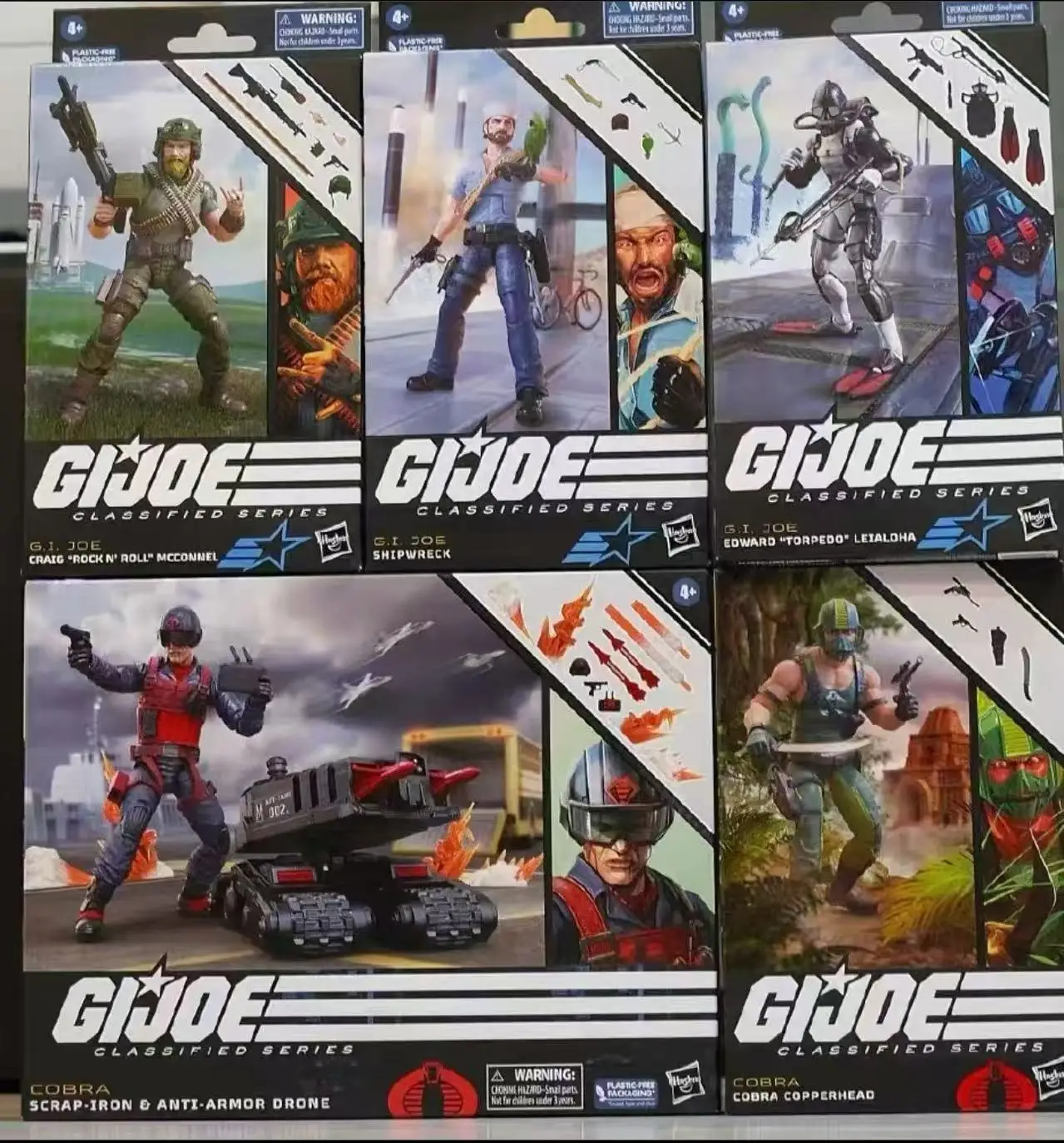

Hasbro Special Forces G.I. Joe Classified 6-inch Confidential Series 073 Edward “Torpedo” Leialoha Torpedo