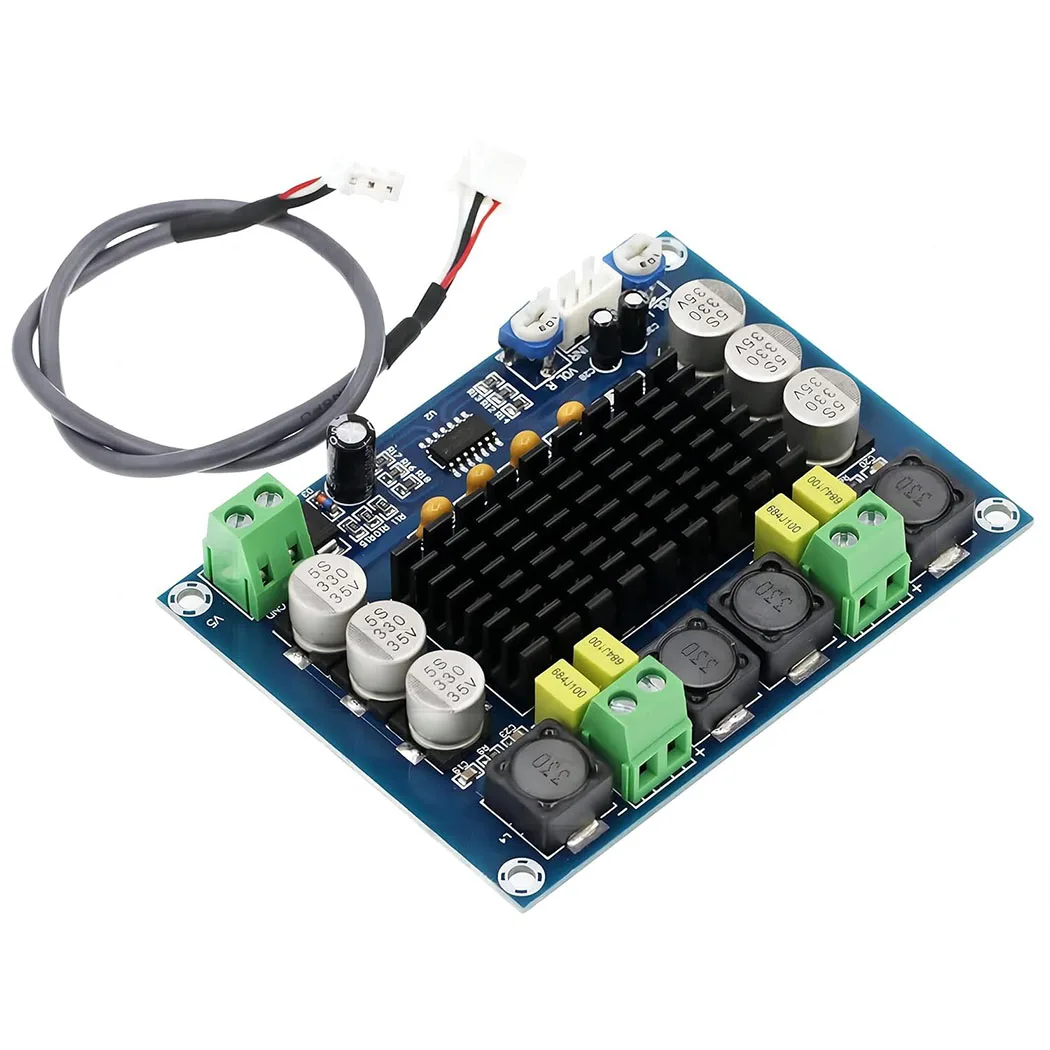 TPA3116 D2 XH-M543 High Power Digital DC 12V 24V 120W*2 Dual Channel Digital Power Audio Amplifier Board 120W X2 TPA3116D2