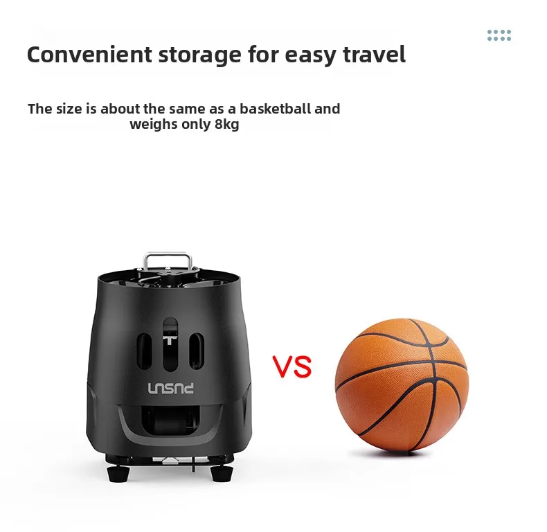 PUSUN PT-Mini Pro New Tennis Service Machine Ultra Light Tennis Throwing Machine Ball Trainer