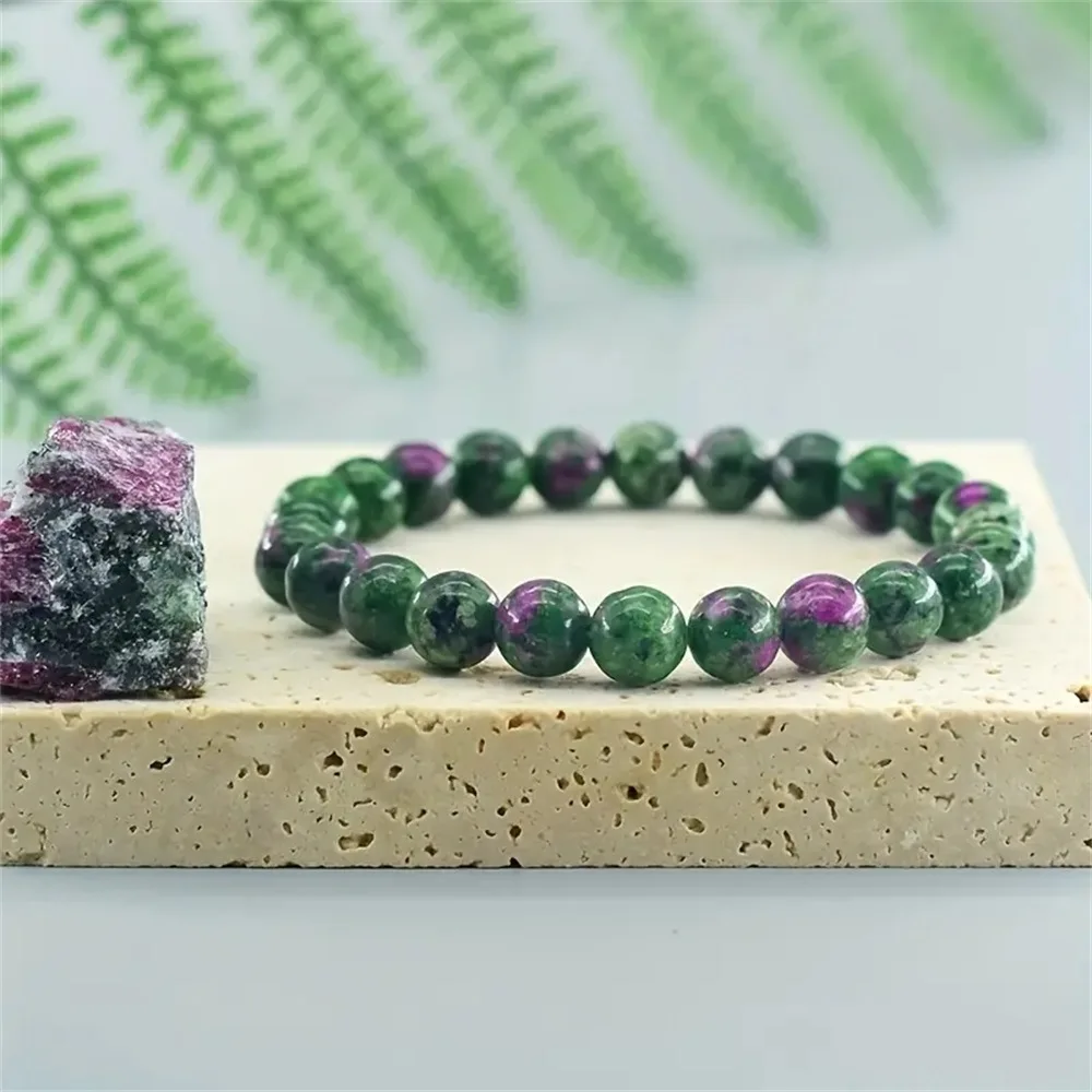 Green Crystal Bracelet for E-Energy Protection Reiki Charged Energy Generator Crystal Natural Stone Bracelet for Men and Women