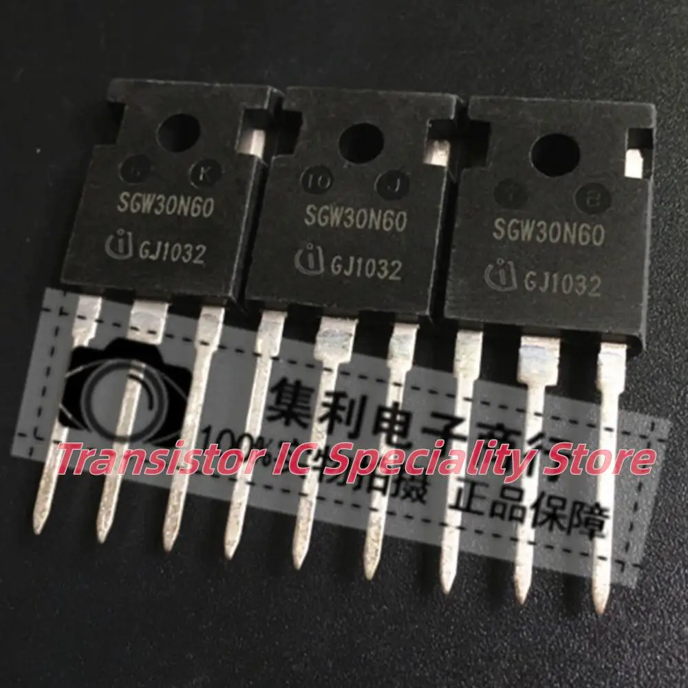 

10PCS/LOT SGW30N60 G30N60 IGBT TO-247 30A600V Imported Fast Shipping