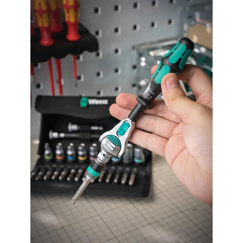 

German Import Wera Maintenance 8000/8004 Paddle Quick Ratchet Socket Wrench for Auto Repair