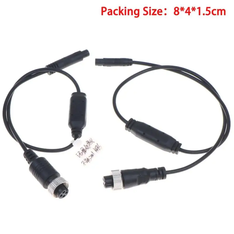 Aviation to 4 Pin 5V Step Down Power Cord 9-36V Reverse Wiring Protection Adapter Cable for Car Electronic Modification