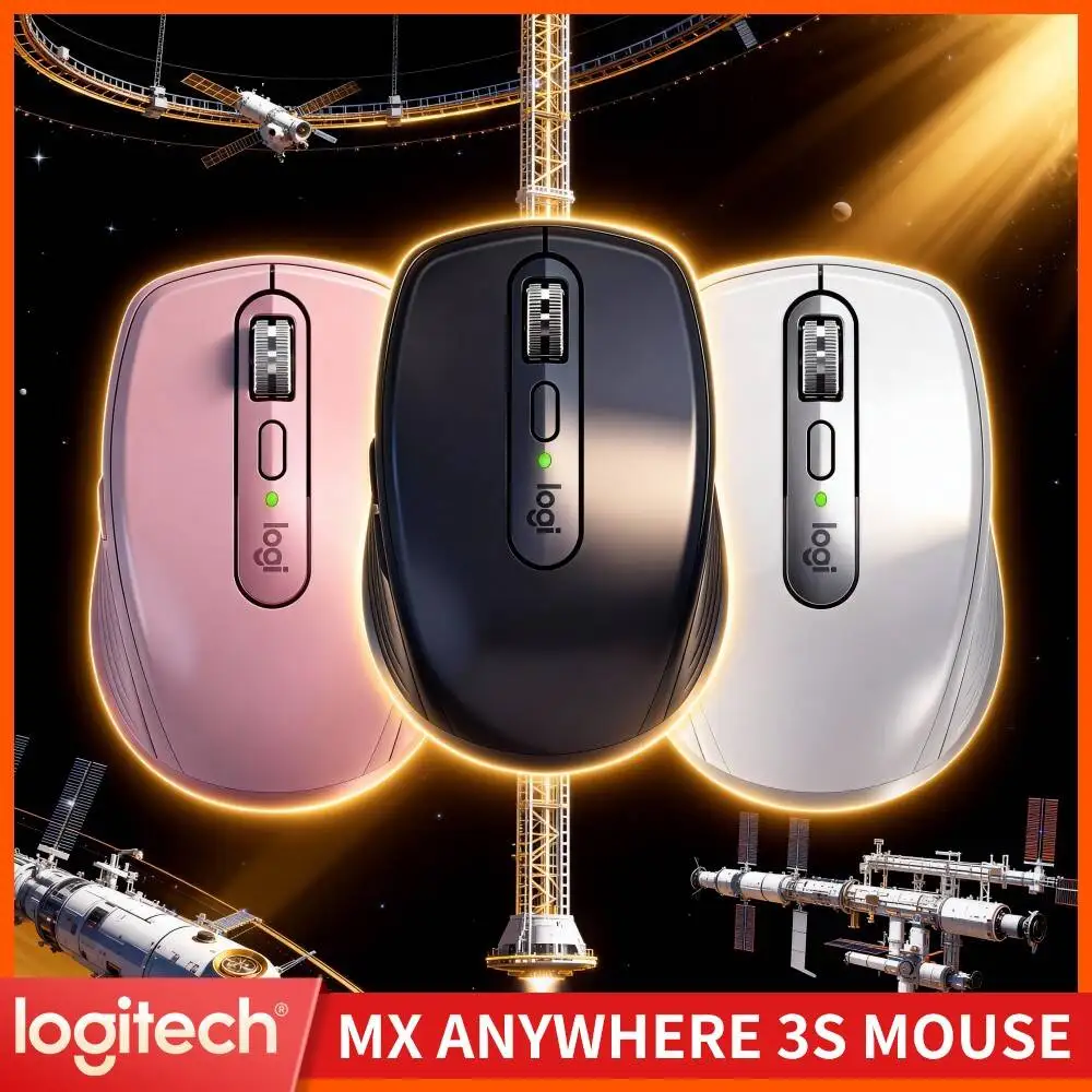 Logitech MX Anywhere 3S Bluetooth Mouse for Microsoft Surface Laptop PC Silent Click