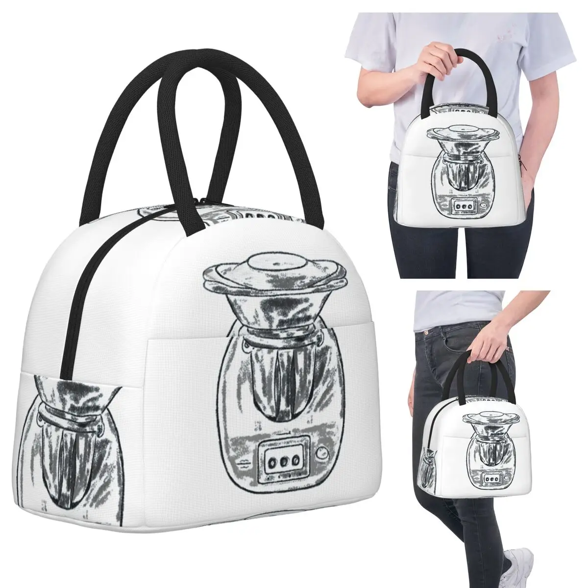 

Thermomix Cauldron Kitchen Cooking Recipe Healthy Eating Mixer Eating Smoothie Insulated Lunch Bag Cooler Thermal Food Box Tote