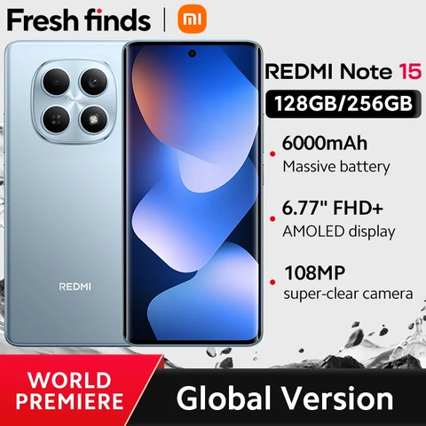 Смартфон Xiaomi Redmi Note 15 Global, AMOLED 6,77", 6000 мАч, 108 МП — пример использования