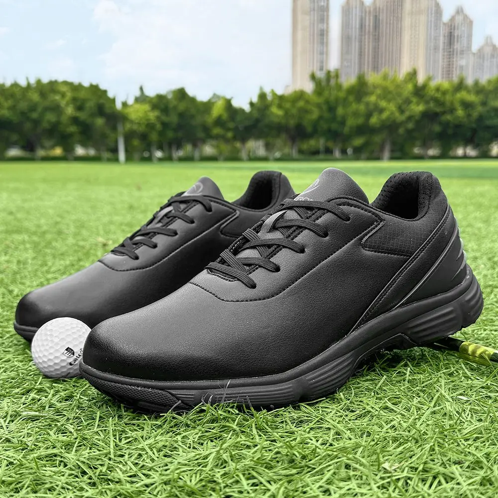 

Men's outdoor golf shoes Fashionable soft-soled walking sneakers Waterproof golf spikeless sneakers