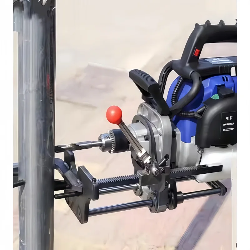 Newest Gas oline Solar Panel Drilling Machine High Precision Punching Pile Driver for PV Projects