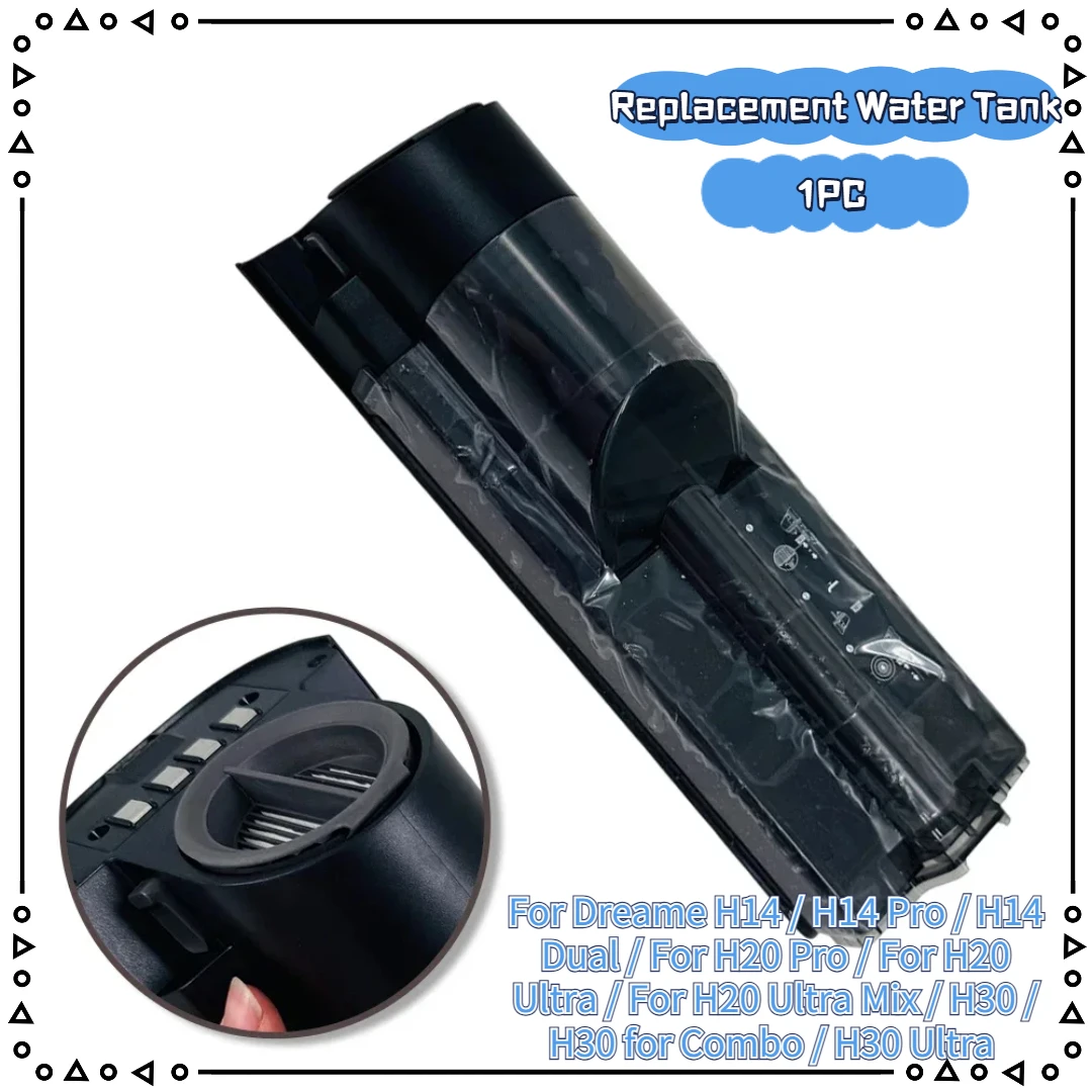Dual Waste Water Tank For Dreame H14 Pro/ H14/ H14 Dual/ For H20 Pro / For H20 Ultra/ H30 Vacuum Cleaner And Mop Wet And Dry
